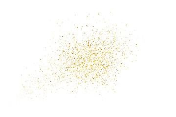 Golden Glitter Particle Effect