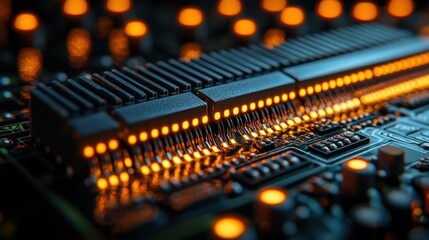 Illuminated circuit board, server room, data processing