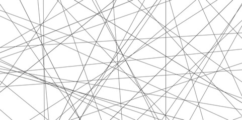 Abstract black lines with white background. Creative and geometric shape with luxury pattern and paper texture design. abstract background with stripes for website design Technology background.