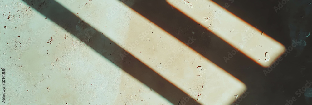 Poster subtle texture and shadows on beige wall for artistic background design