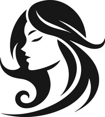 fashion and beauty elements for design, black color silhouette of fashion and beauty