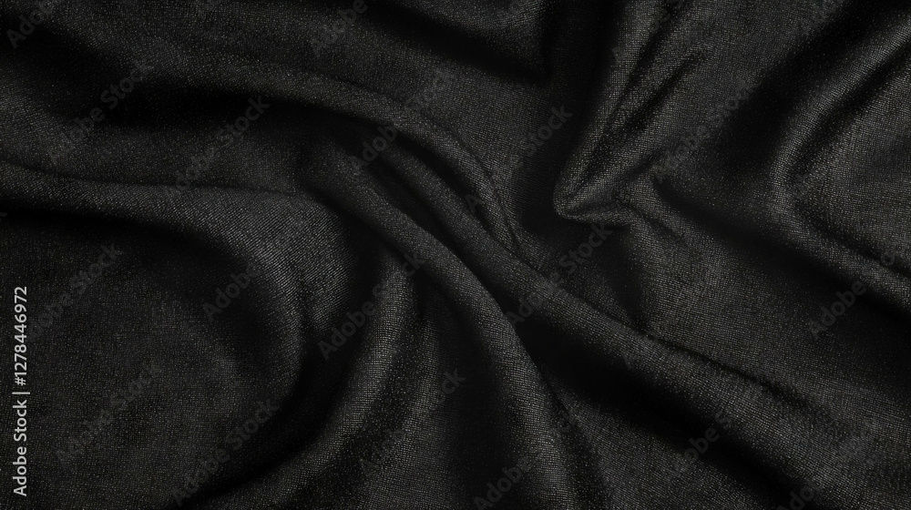 Poster Black chalkboard texture with subtle chalk dust effect for background design