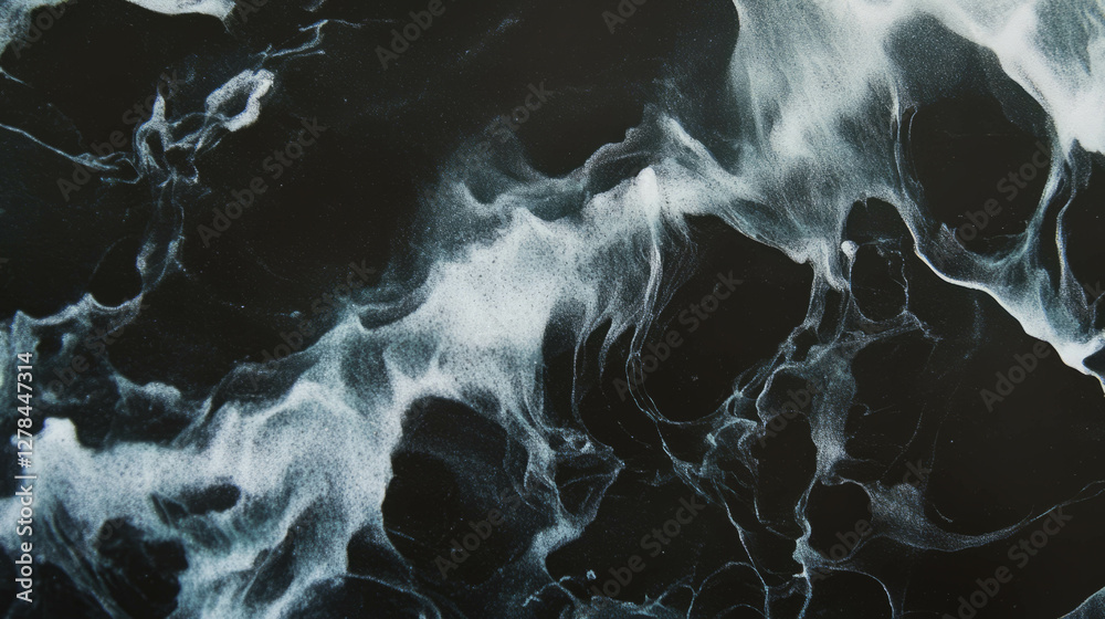 Poster Abstract black chalkboard texture with subtle varied patterns for artistic design