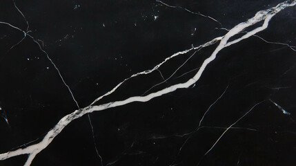 Black wall texture with fine white cracks for background and design