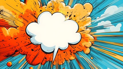 Bubble text comic effect