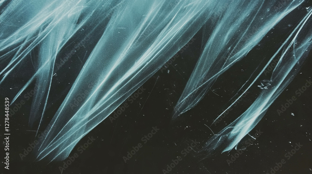 Poster Abstract black chalkboard texture with dynamic angled chalk lines