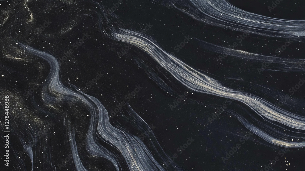 Aufkleber abstract chalk texture on blackboard surface with artistic flair