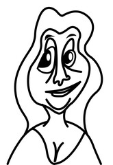 Ilustración de una mujer