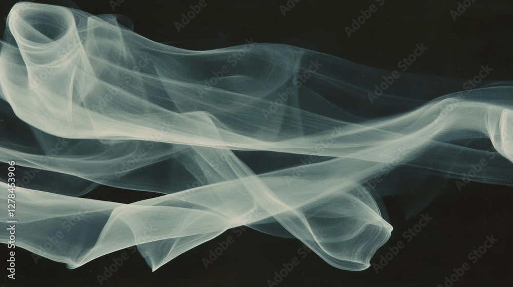 Poster Abstract chalkboard texture with smooth chalk lines for creative background designs