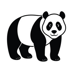 panda bear vector illustration © Chandro Protap Ray 