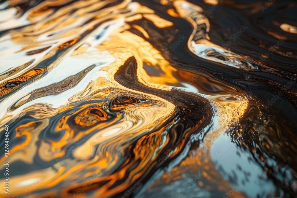 Poster a close up view of calm and clear body of water with some ripples