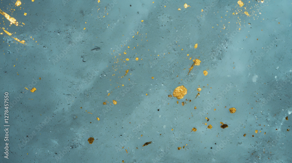 Poster elegant concrete texture with gold accents and subtle lighting for design projects
