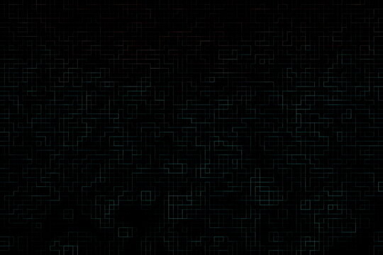 abstract binary code background. Stylish abstract image for creative design of layout. Black backdrop and light grey pattern. Cool minimal style modern art. Digital technology in dark textured space