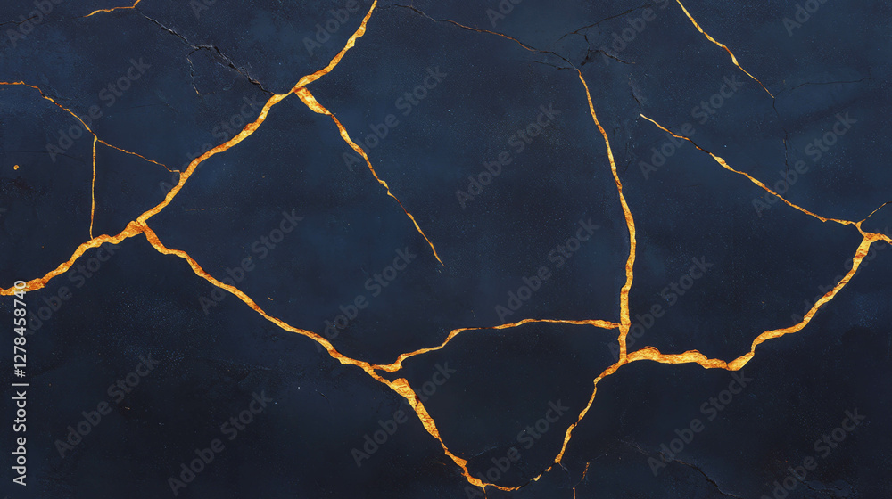 Poster elegant concrete texture with gold highlights for modern design concepts
