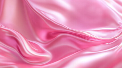 Obraz premium A glossy pink background with soft highlights luxury