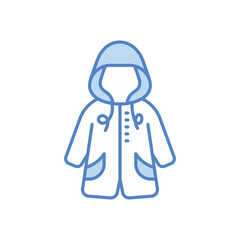 Obraz premium Raincoat Vector icon