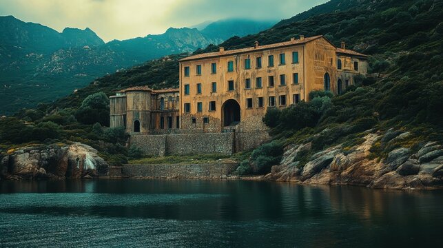 L'Ospedale Lake in Corsica Island, France