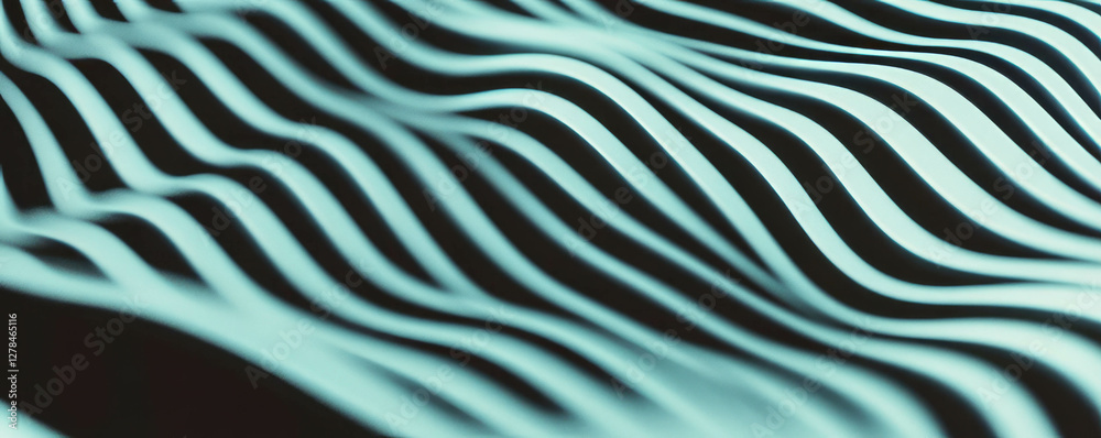 Poster Abstract diagonal gradient with shifting stripes pattern for creative design