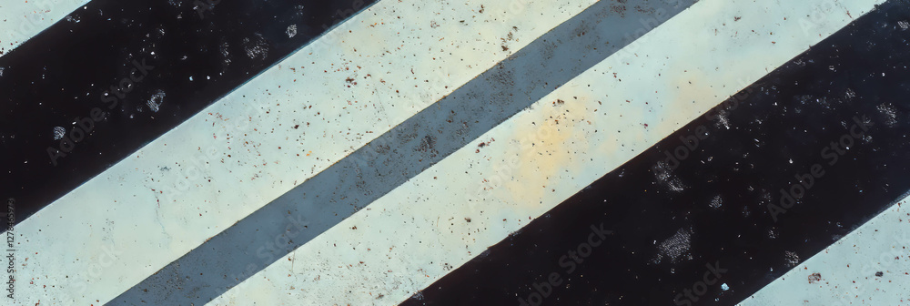 Poster diagonal stripes with rough concrete texture in abstract design