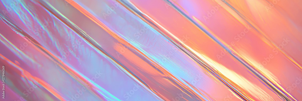 Aufkleber vibrant diagonal stripes texture with subtle colors for design