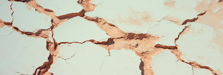 Earthy light beige wall texture with rough cracked surface for artistic backgrounds