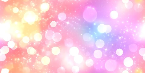 Obraz premium Abstract pastel rainbow colors Holographic seamless pattern Background