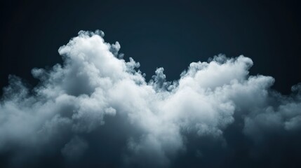 Dark Sky, Puffy Clouds, Vapor, Design