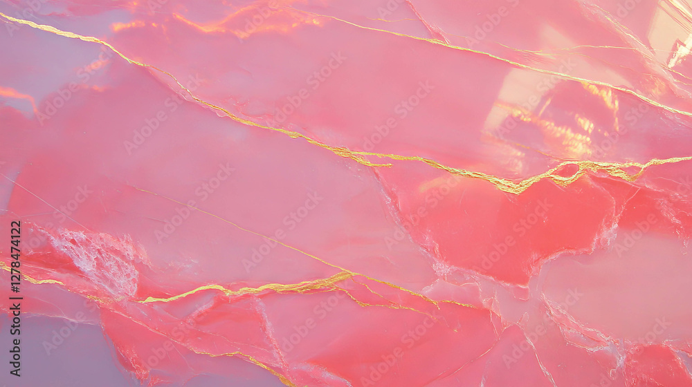 Poster elegant glossy pink marble texture with subtle textured details for creative design