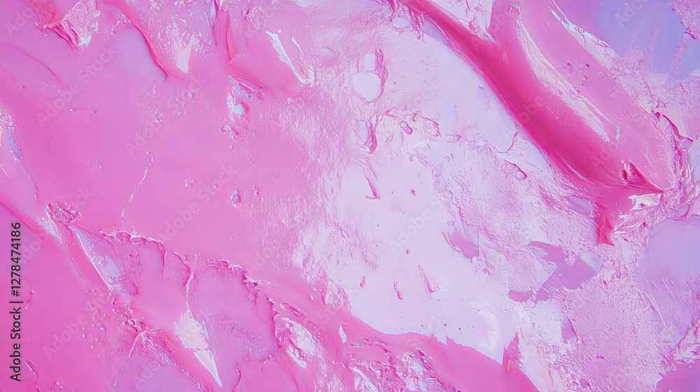 Poster glossy pink marble texture with textured plaster effect for creative design