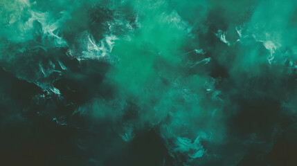 Fototapeta premium Abstract green chalkboard texture with dark chalk shadows for background design