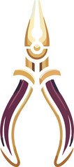 Stylized Pliers Icon