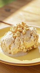 Cashew Ice Cream with Crunchy Cashews - A Summertime Delight