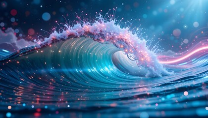 abstract blue background