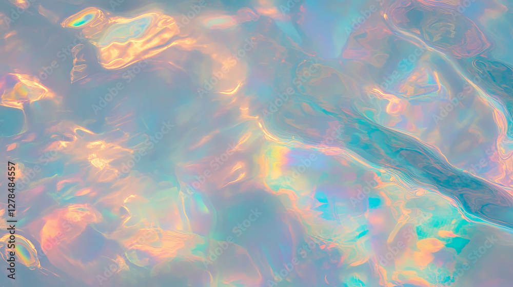 Leinwandbilder iridescent cloud texture with soft diffuse colors for creative design