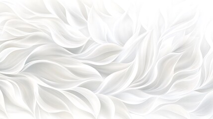Fototapeta premium Abstract White Wave Pattern Design Background