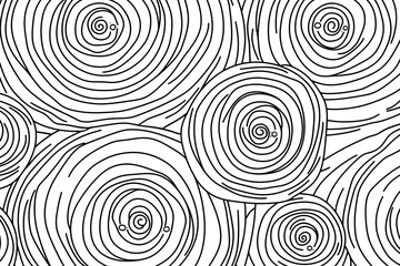 Tree rings pattern with concentric circles indicating growth years.