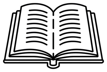 PNG Open book icon illustration reading simple.