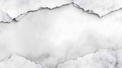 Obraz premium Abstract White Marble Frame With Ripped Edges