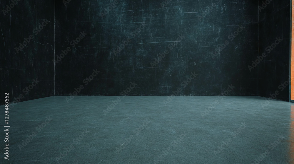 Poster Minimalistic chalkboard texture with smooth matte surface for design projects