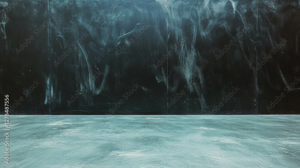 Aufkleber Smooth matte chalkboard texture with unique artistic surface for background use