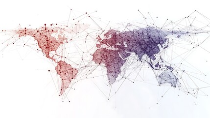 Global Network: A Visual Representation of Worldwide Connectivity