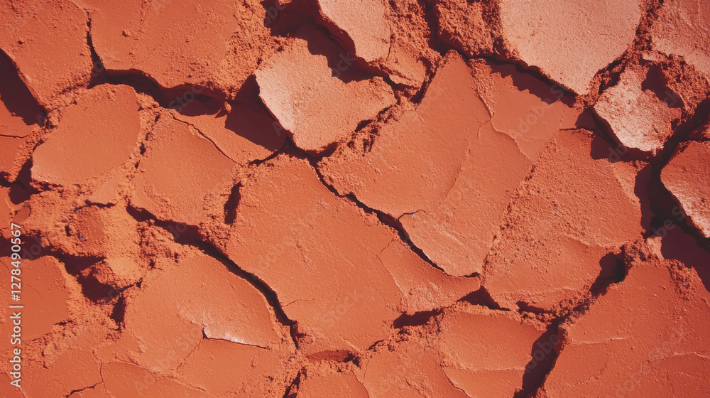 Poster textured light mud wall with rough surface for architectural design and texture background