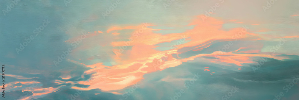 Poster abstract texture of light paint with delicate brushwork for artistic design