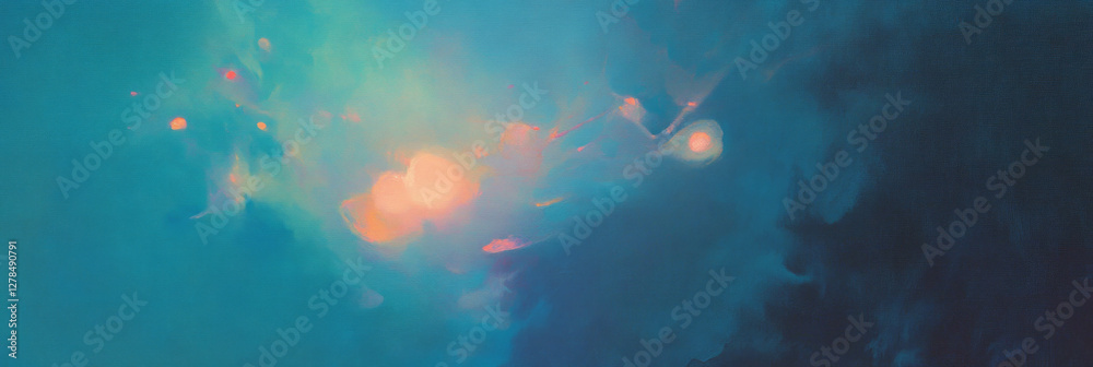 Poster abstract light paint texture with delicate brushwork for creative design