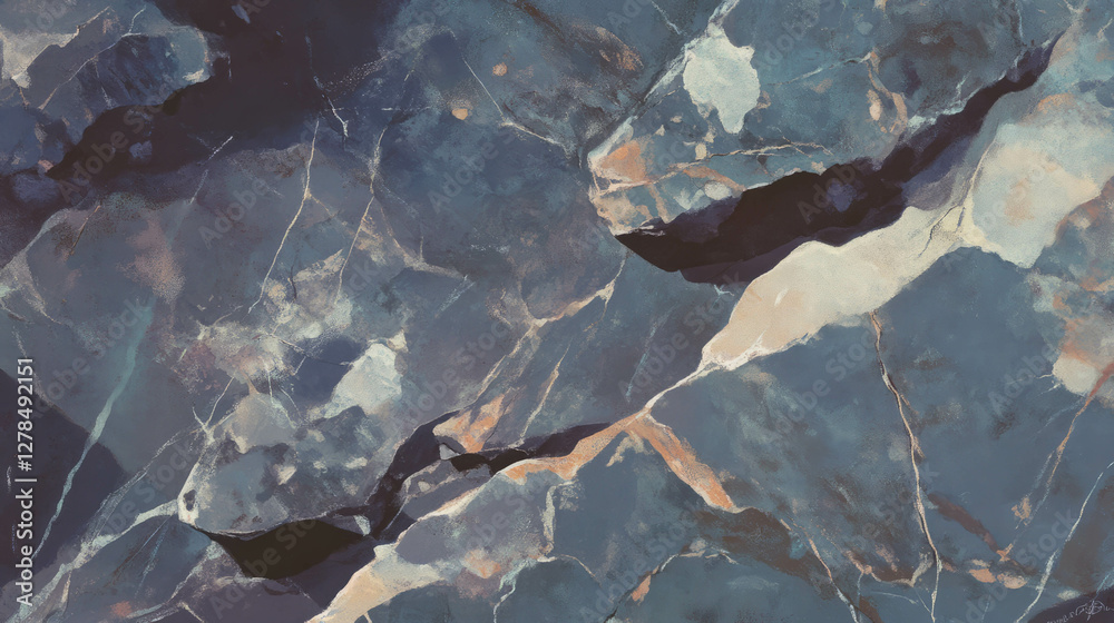 Poster limestone texture with fossil inclusions for natural design and geology inspired projects