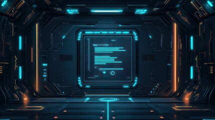 Futuristic Spacecraft Interface