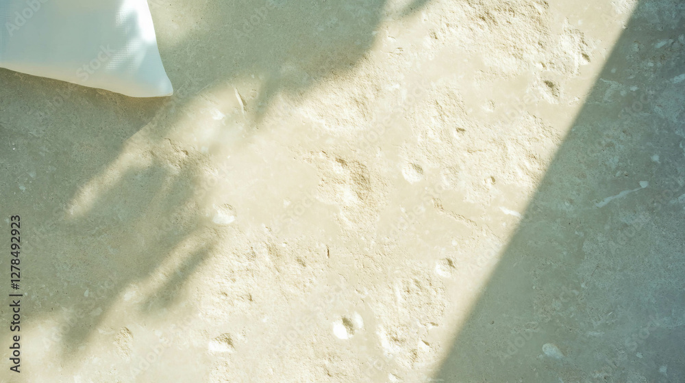 Aufkleber limestone texture with subtle beige tones and soft shadows for background design