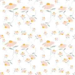 seamless white beautiful flower