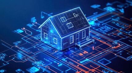 Smart home network digital blueprint