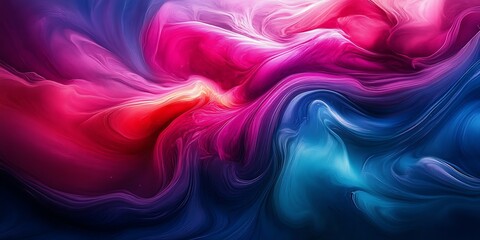 Obraz premium Abstract Colorful Fluid Mix